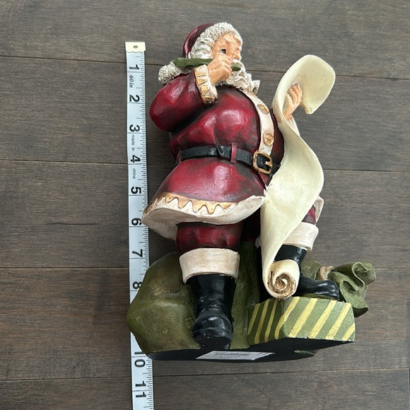 Holiday Wooden Santa Clause Ornament, Christmas Statue Display, Gifts St. Nick - Picture 10 of 11